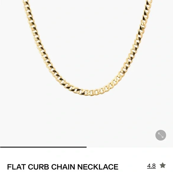 Mejuri 18k Gold Vermeil Curb Chain - Picture 5 of 6